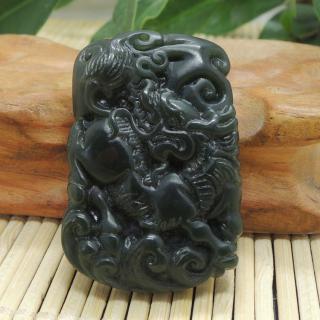 河南南阳批发供应天然新疆和田玉青玉招财辟邪麒麟献宝吊坠 南阳玉石